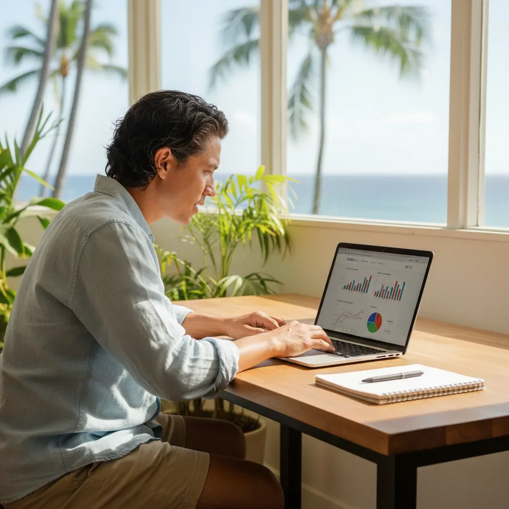 Digital marketing strategy planning for a small business in Honolulu.