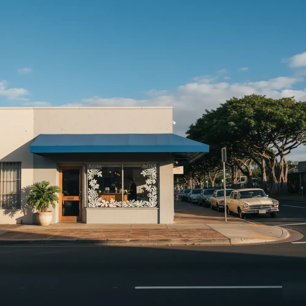 Honolulu small business storefront in a local marketing context.